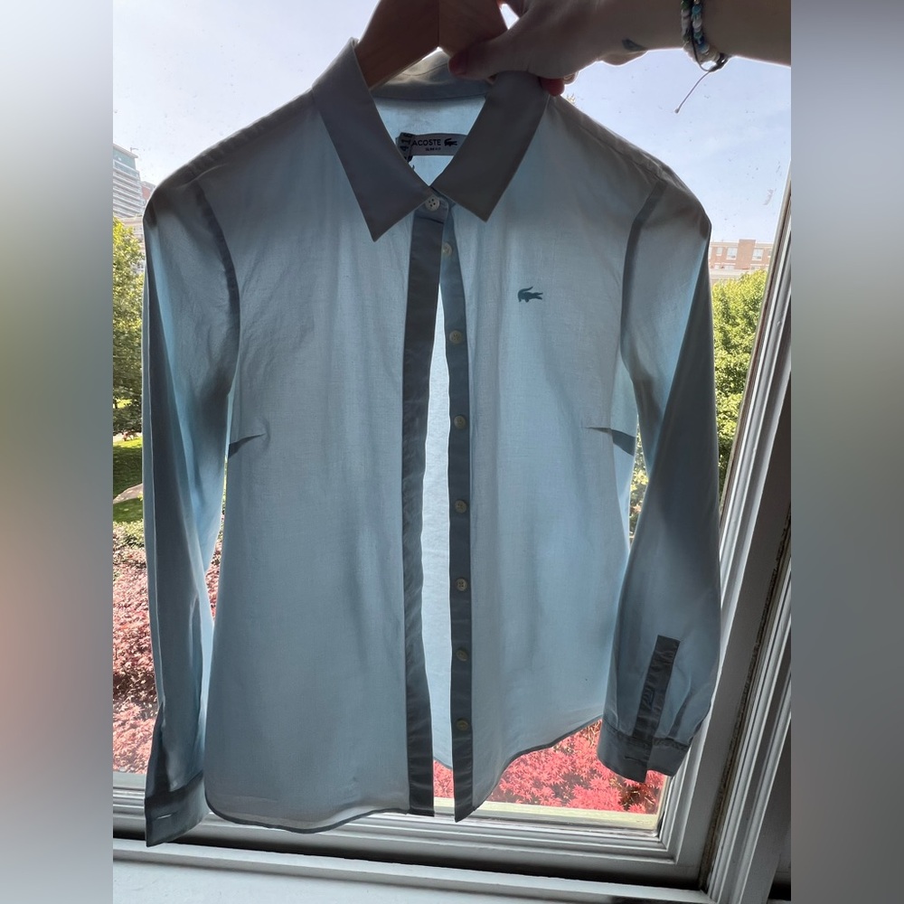Lacoste Women Light Blue Shirt